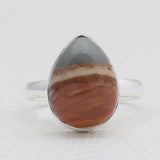 Polychrome Jasper Silver Rings