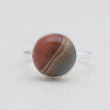 Polychrome Jasper Silver Rings