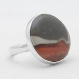 Polychrome Jasper Silver Rings