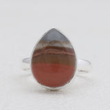 Polychrome Jasper Silver Rings