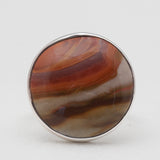 Polychrome Jasper Silver Rings