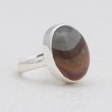 Polychrome Jasper Silver Rings