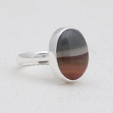 Polychrome Jasper Silver Rings