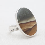 Polychrome Jasper Silver Rings