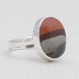 Polychrome Jasper Silver Rings