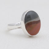 Polychrome Jasper Silver Rings