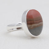 Polychrome Jasper Silver Rings