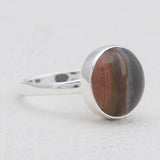 Polychrome Jasper Silver Rings