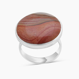 Polychrome Jasper Silver Rings