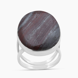 Hematite Silver Rings