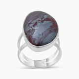 Hematite Silver Rings