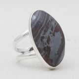 Hematite Silver Rings