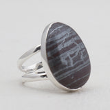 Hematite Silver Rings