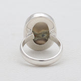 Natural Rainforest Jasper Silver Rings