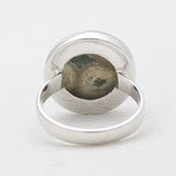 Natural Rainforest Jasper Silver Rings