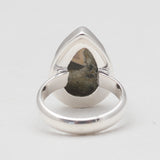 Natural Rainforest Jasper Silver Rings
