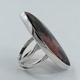 Rhodonite Silver Ring