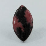 Rhodonite Silver Ring