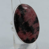 Rhodonite Silver Ring