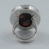 Rhodonite Silver Ring