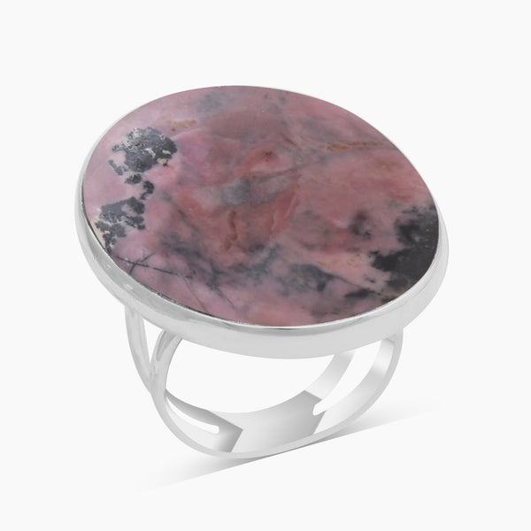 925 Sterling Silver Rhodonite Rings