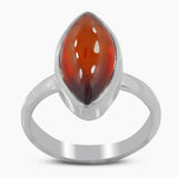 925 Sterling Silver Hessonite Rings