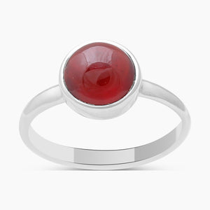 925 Sterling Silver Hessonite Rings