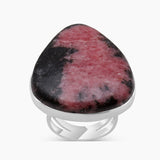 925 Sterling Silver Rhodonite Rings