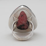 925 Sterling Silver Rhodonite Rings