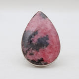 925 Sterling Silver Rhodonite Rings