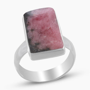 925 Sterling Silver Rhodonite Rings