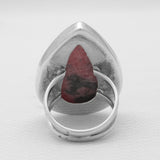 925 Sterling Silver Rhodonite Rings