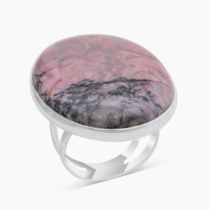 925 Sterling Silver Rhodonite Rings