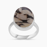925 Silver Peanut Wood Rings