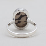 925 Silver Peanut Wood Rings