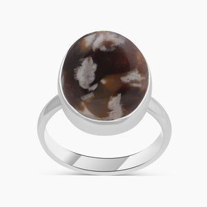 925 Silver Peanut Wood Rings