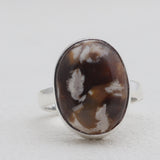 925 Silver Peanut Wood Rings