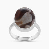 925 Silver Peanut Wood Rings