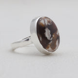 925 Silver Peanut Wood Rings