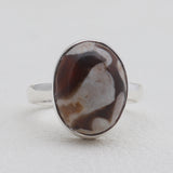 925 Silver Peanut Wood Rings