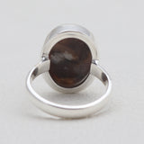 925 Silver Peanut Wood Rings