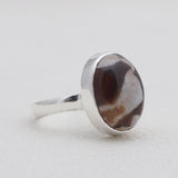 925 Silver Peanut Wood Rings