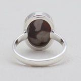 925 Silver Peanut Wood Rings