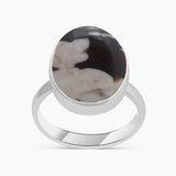 925 Silver Peanut Wood Rings