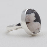 925 Silver Peanut Wood Rings