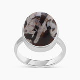 925 Silver Peanut Wood Rings