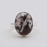 925 Silver Peanut Wood Rings