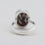 925 Silver Peanut Wood Rings