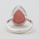 Natural Peanut Wood Jasper Silver Rings