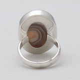 925 Silver Botswana Agate Rings